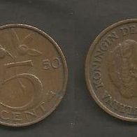 Münze Holland: 5 Cent 1950