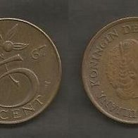 Münze Holland: 5 Cent 1967