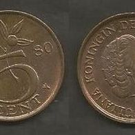 Münze Holland: 5 Cent 1980