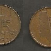 Münze Holland: 5 Cent 1993