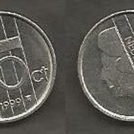 Münze Holland: 10 Cent 1999