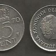 Münze Holland: 25 Cent 1970