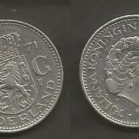 Münze Holland: 1 Gulden 1971