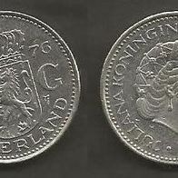 Münze Holland: 1 Gulden 1976