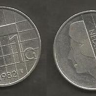 Münze Holland: 1 Gulden 1982
