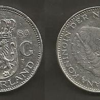 Münze Holland: 2,5 Gulden 1980