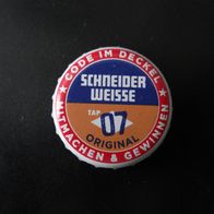 neu Gewinnspiel, gebraucher KK TAP 07, Weissbierbrauerei Schneider & Sohn, Kelheim,
