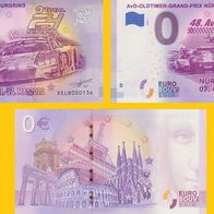 0 Euro Schein Set Nürburgring XECM 2020-3 / XELB 2020-1 gleiche niedrige Nr. 137