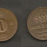 Münze Schweden: 1 Öre 1965