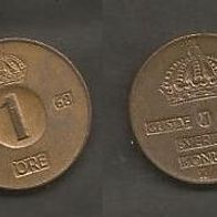 Münze Schweden: 1 Öre 1968
