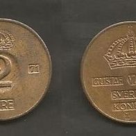 Münze Schweden: 2 Öre 1971