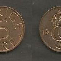 Münze Schweden: 5 Öre 1978