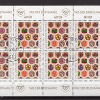Österreich 1990 Tag der Briefmarke Kleinbogen MiNr. 1990 gestempelt