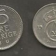 Münze Schweden: 25 Öre 1971