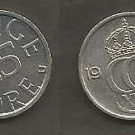 Münze Schweden: 25 Öre 1978