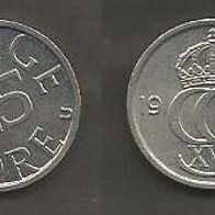 Münze Schweden: 25 Öre 1982