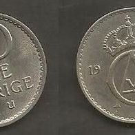 Münze Schweden: 50 Öre 1966