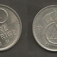 Münze Schweden: 50 Öre 1973