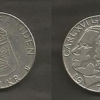 Münze Schweden: 1 Krone 1977