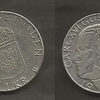 Münze Schweden: 1 Krone 1979