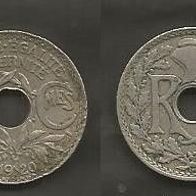 Münze Frankreich Alt: 5 Centimes 1920