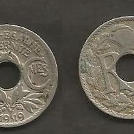 Münze Frankreich Alt: 10 Centimes 1919