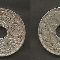 Münze Frankreich Alt: 10 Centimes 1922