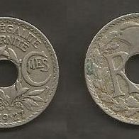Münze Frankreich Alt: 10 Centimes 1927