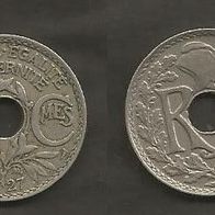 Münze Frankreich Alt: 25 Centimes 1927