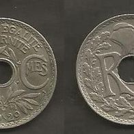 Münze Frankreich Alt: 25 Centimes 1929