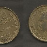 Münze Frankreich Alt: 20 Franc 1953