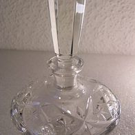 Altes Kristallglas-Parfüm-Flakon