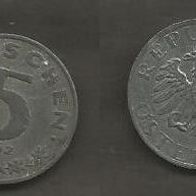 Münze Österreich: 5 Groschen 1962