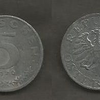 Münze Österreich: 5 Groschen 1976