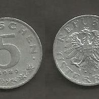Münze Österreich: 5 Groschen 1989