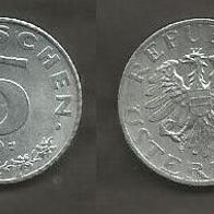 Münze Österreich: 5 Groschen 1991