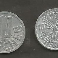 Münze Österreich: 10 Groschen 1963