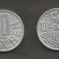 Münze Österreich: 10 Groschen 1970