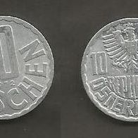 Münze Österreich: 10 Groschen 1972
