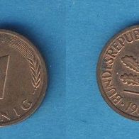 Deutschland 1 Pfennig 1984 J