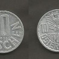 Münze Österreich: 10 Groschen 1976