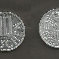 Münze Österreich: 10 Groschen 1977