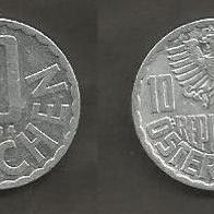 Münze Österreich: 10 Groschen 1984