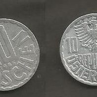 Münze Österreich: 10 Groschen 1985