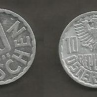 Münze Österreich: 10 Groschen 1988