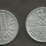 Münze Österreich: 10 Groschen 1991