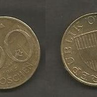 Münze Österreich: 50 Groschen 1964