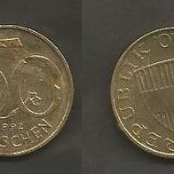 Münze Österreich: 50 Groschen 1992