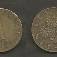 Münze Österreich: 1 Schilling 1963