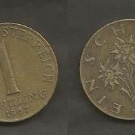 Münze Österreich: 1 Schilling 1967